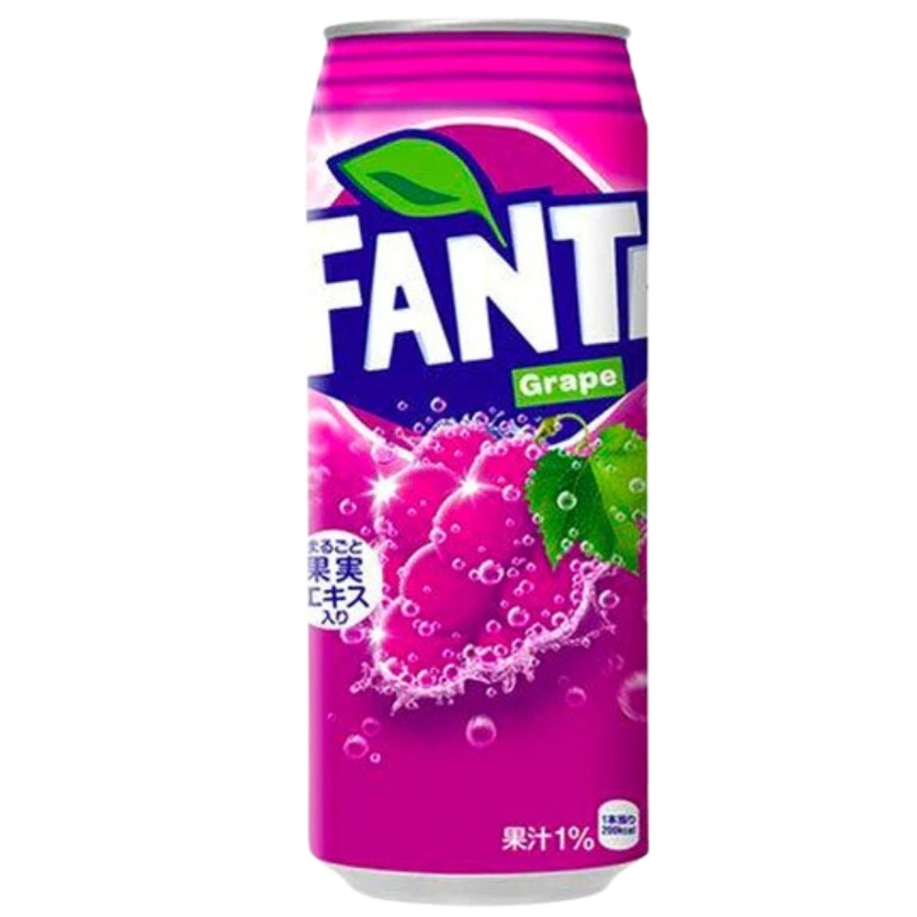 Fanta Grape Can Japan (24 x 500 ml) (04/2026)