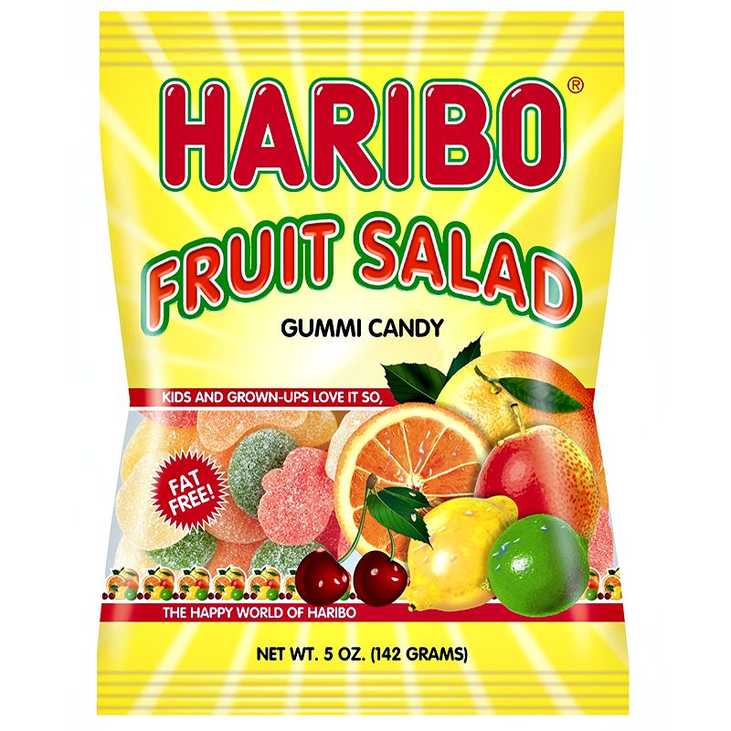 Haribo Fruit Salad Peg bag (12x142g)
