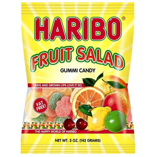 Haribo Fruit Salad Peg bag (12x142g)