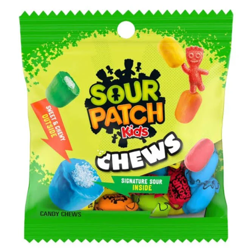 Sour Patch Kids Chews Candy Peg Bag USA (12x145g)