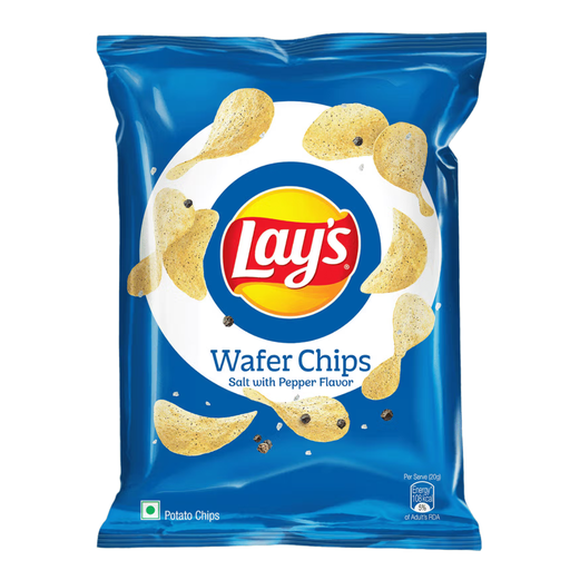Lays Wafer Style Salt with pepper (25 x 53g)